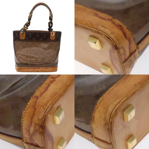 LOUIS VUITTON Monogram Vinyl Cava Amble PM Tote Bag Brown M92502 LV Auth bs25358 - Picture 14 of 14